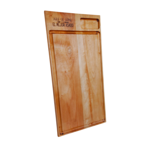 tabla asado de madera